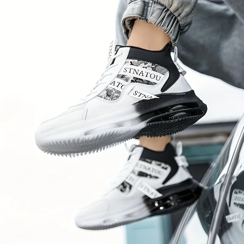 أحذية رجالية لزيادة الطول وخفيفة الوزن ومتعددة الاستخدامات وبسيطة للأب أحذية عصرية للرجال والنساء أحذية الخريف والشتاء للأزواج نفس Tr #4