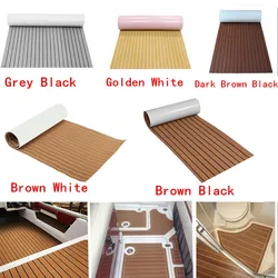 Marine Flooring Faux Teak Self-Adhesive EVA Foam Boat Decking Sheet Floor Mat Carpet 2400X600x6mm/2400x450x6mm/2400x57x6mm