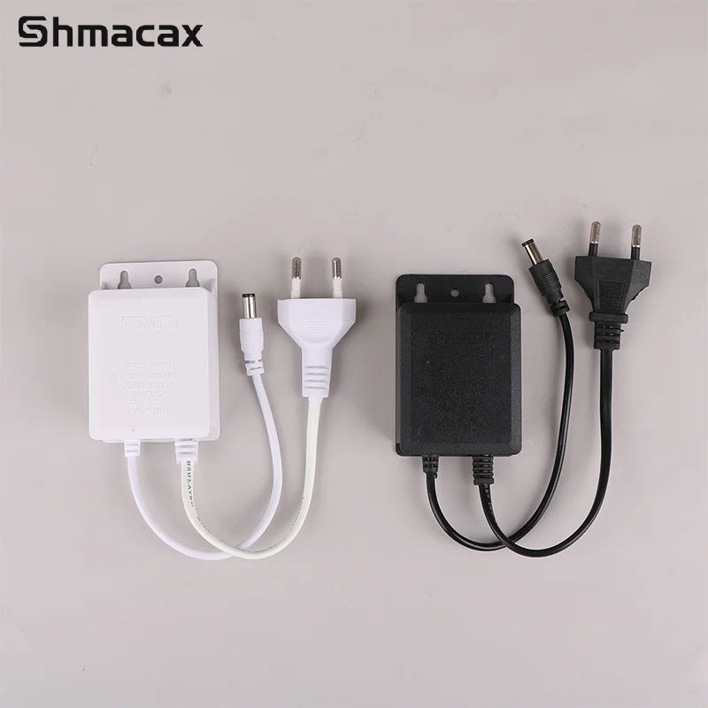 AC 220V Input DC 12V Output Supply spina ue caricabatterie adattatore di alimentazione impermeabile per esterni per telecamera Ip analogica AHD di sicurezza CCTV