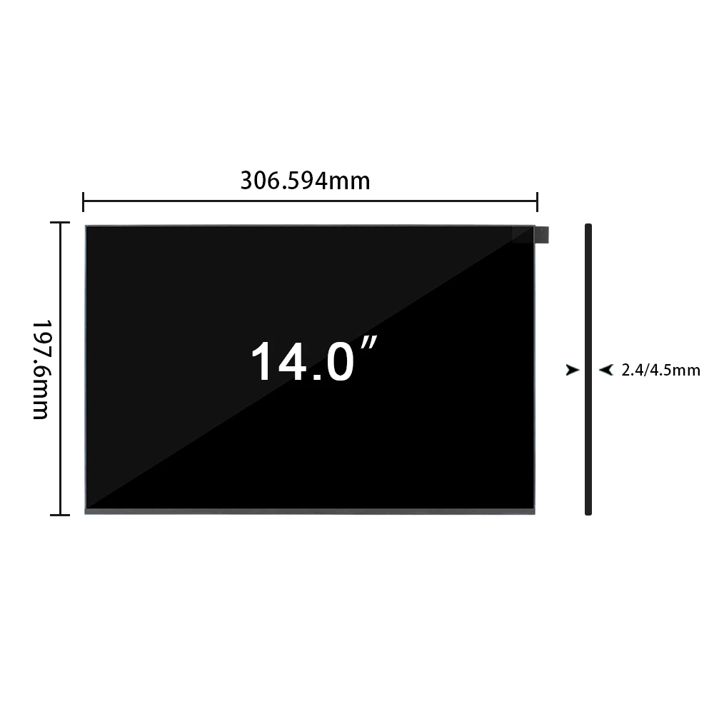 BOE 14.0 Inch TTL LCD Screen 1920*1200 Laptop Notebook Brightness 400 NE140WUM-N62