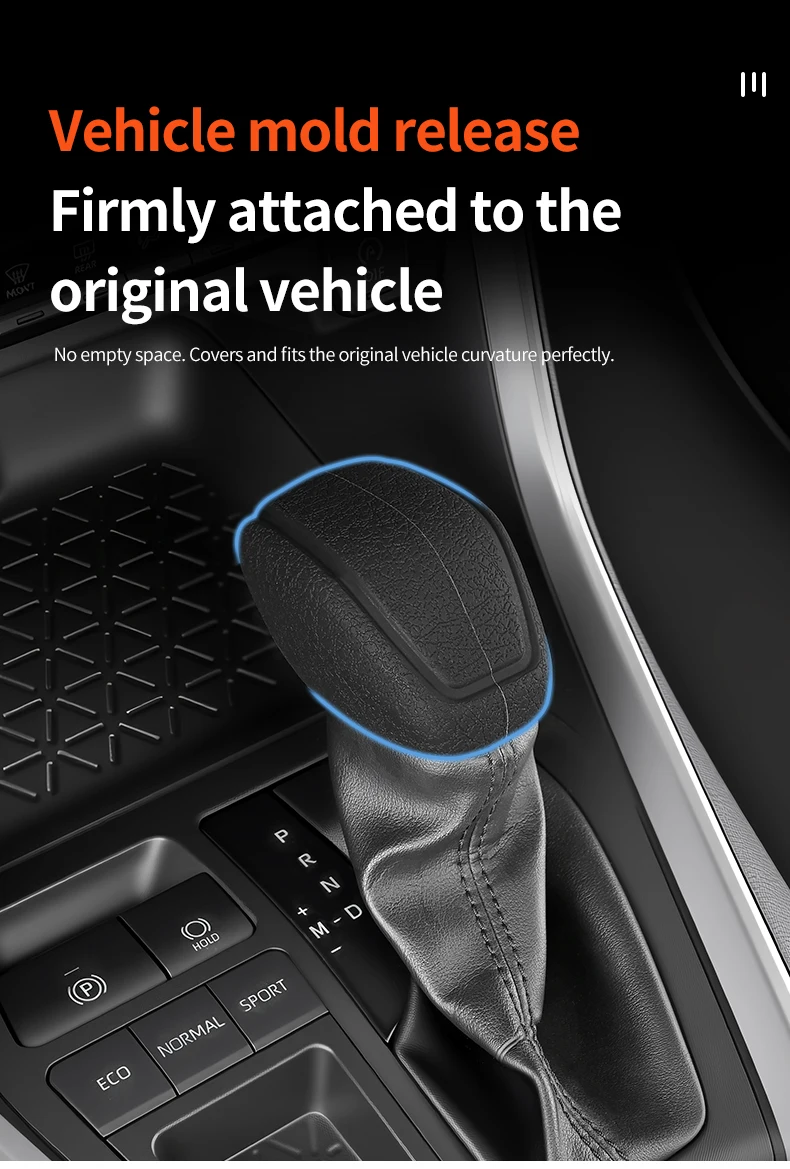 Schaltknauf-Abdeckung, verschleißfest, Schutzabdeckung, Zubehör für Corolla, RAV4, Highlander, Venza, Harrier, Camry, für Toyota – Detail 3