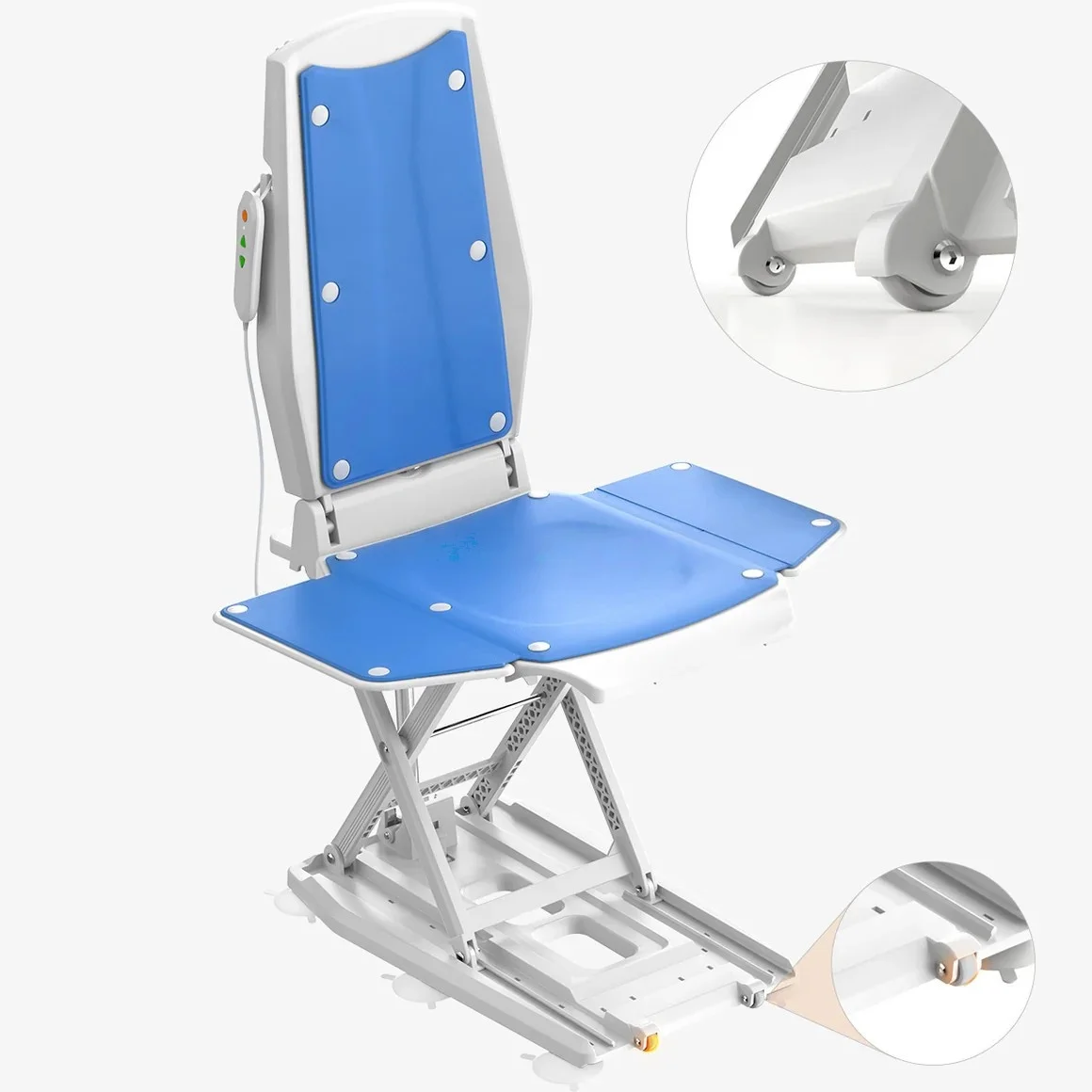 

Foldable and Height-adjustable Bathroom Bathtub Stool, Suitable for Elderly and Disabled People As a Height-adjustable Chair