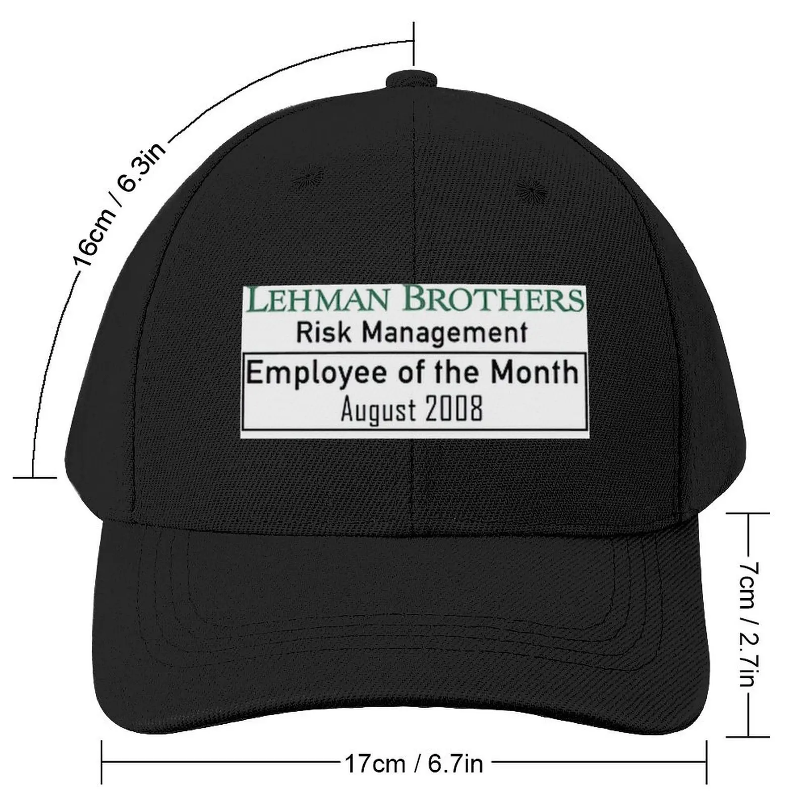 Lehman Brothers Baseball Cap |-F-| funny hat New Hat Women Beach Fashion Men's