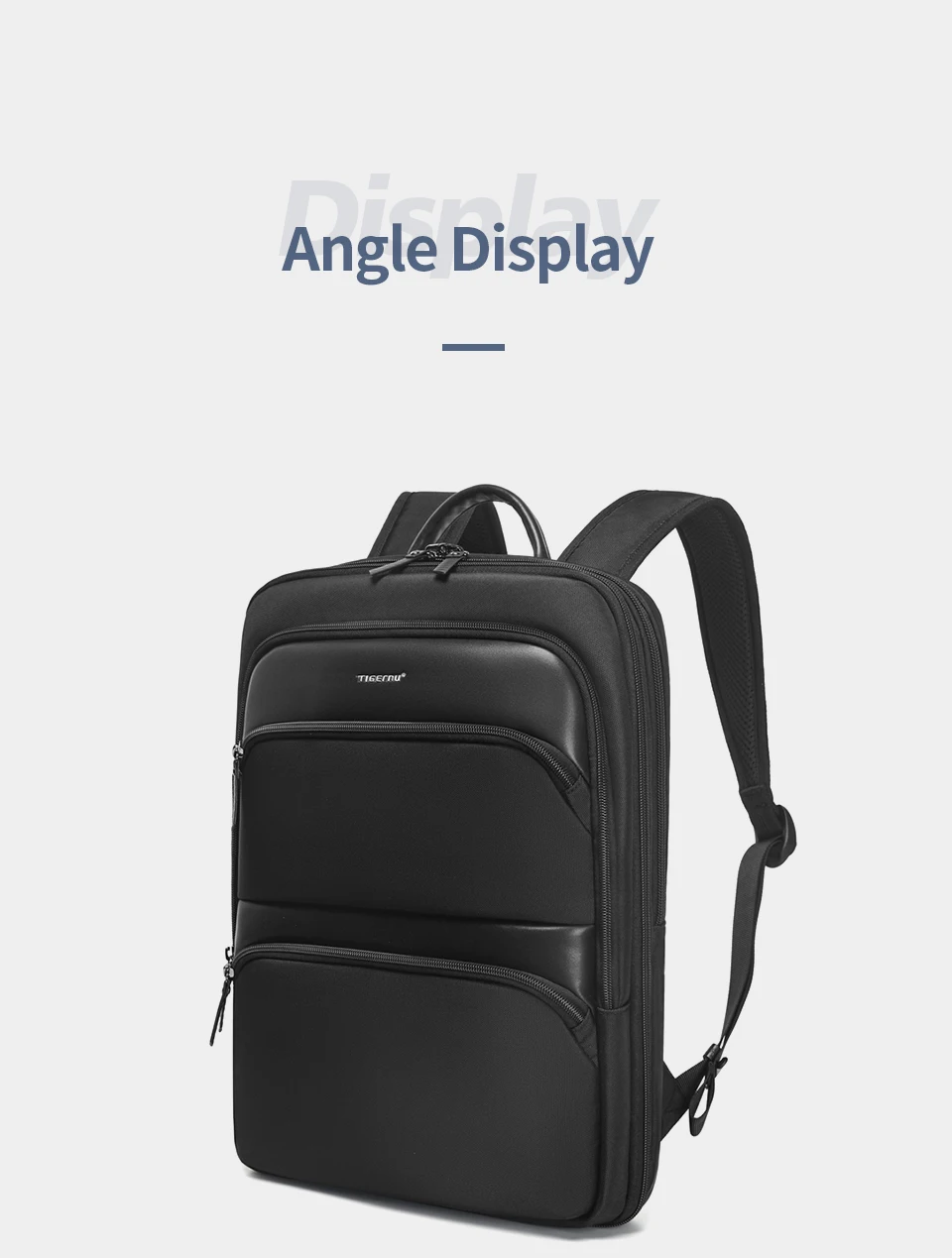 Tigernu Erweiterbare Rucksäcke Für Männer 15,6 zoll Laptop Rucksack Männliche Dünne Business Rucksäcke Schule Reisetasche College Schul – Detail 20