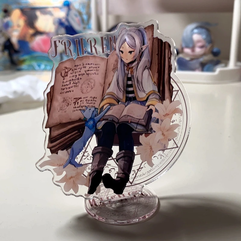 Frieren: Beyond Journey's End New Style Acrylic Standee - ديكور مكتبي لطيف وعالي القيمة، هدية مثالية للأصدقاء