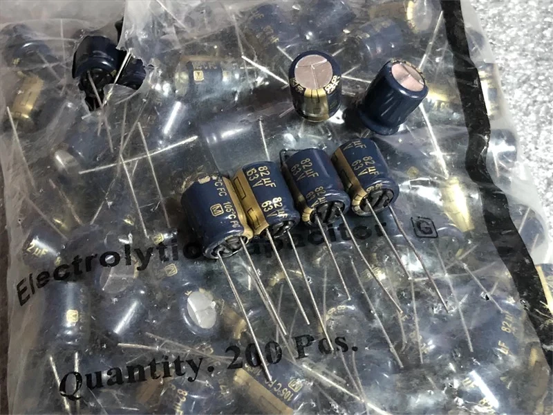 Premium for Panasonic FC 82UF 63V Gold Hi-Fi Audio Electrolytic Capacitor  50pcs