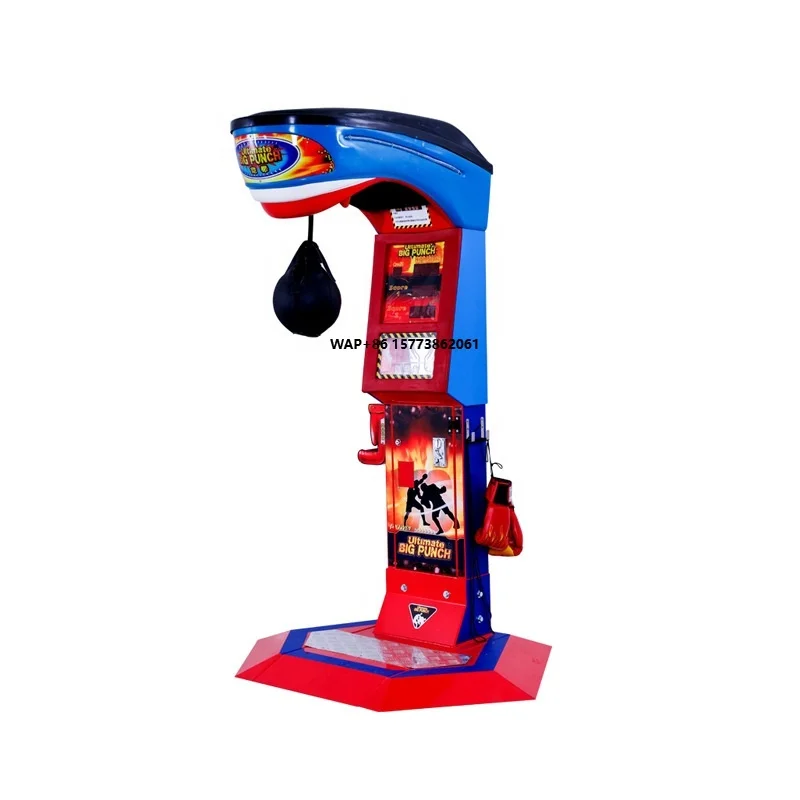 

Riteng Customized Indoor Sport Kalkomat Boxers Boxing Machine Arcade Game Coin Operated Arcade Boxing Punch Machine