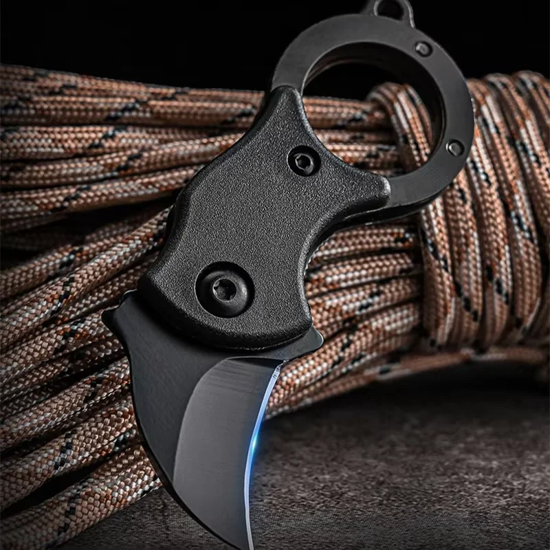 Outdoor Pocket Knife Portable EDC Key Knife  Paw Knife Case Opener Knife Necklace Carry-on Portable Mini Pocket Knife