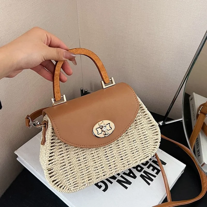 

Fashionable Elegant Clutch Mini Bag For Women Simple Vintage With Solid Color And Large Capacity Designer Flair