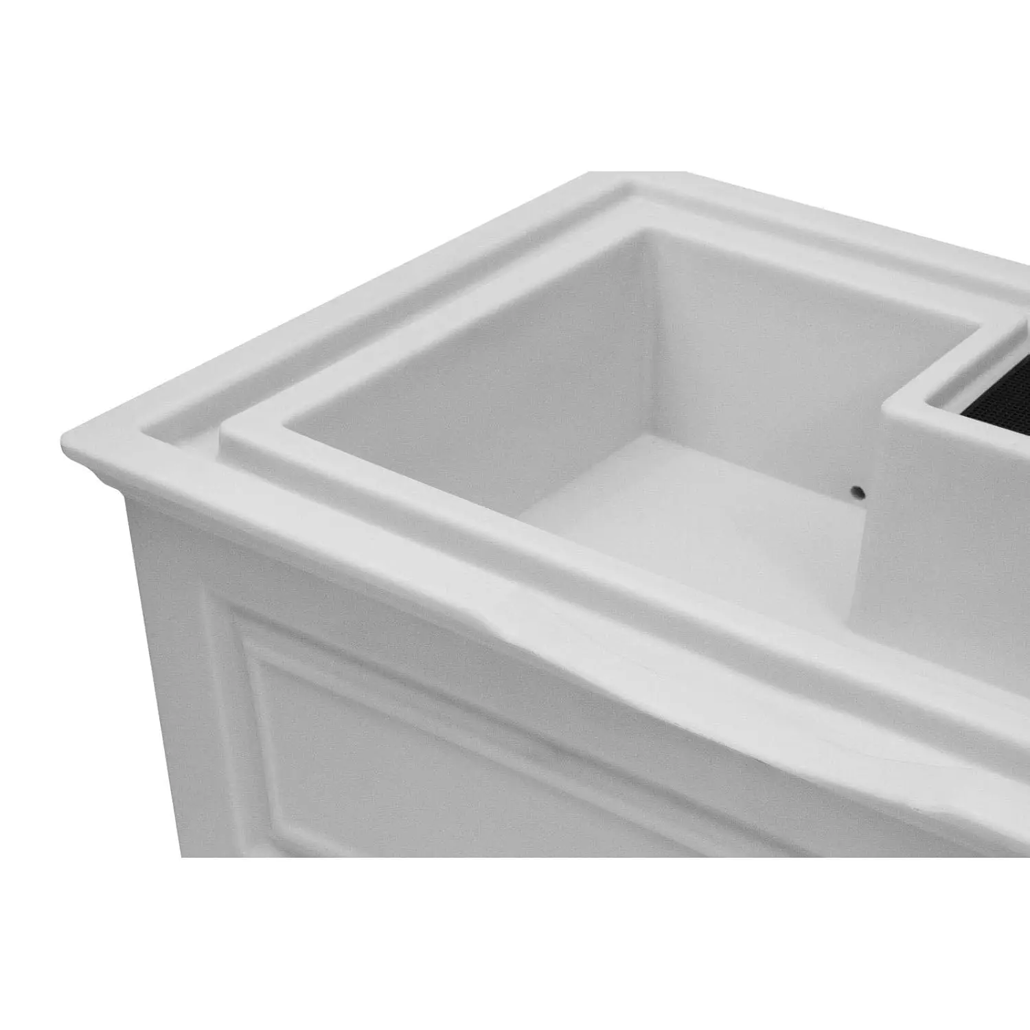 Savannah Colonial Style Rain Saver with Planter Top, 42 Gallon