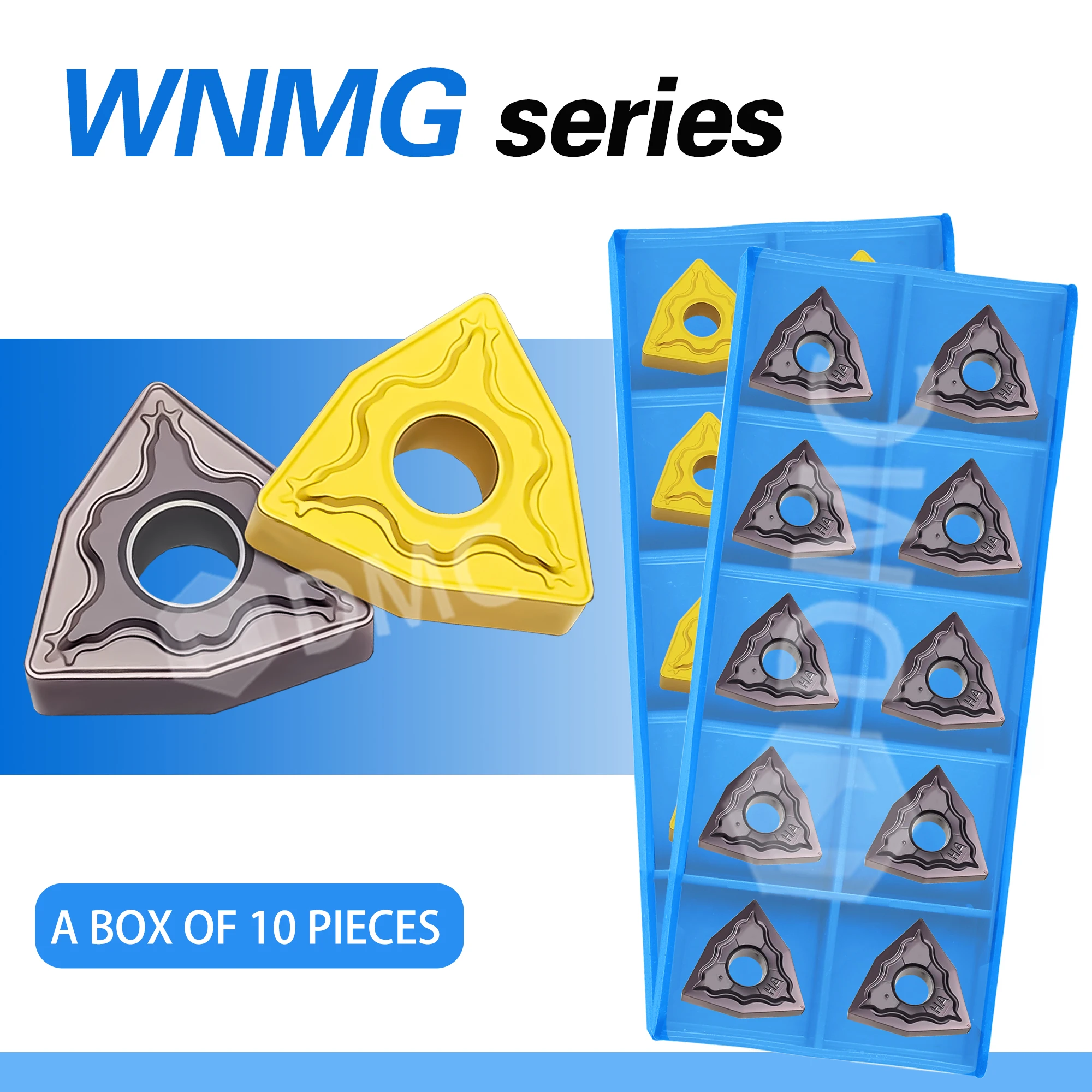 WNMG080404/08-HA 080404/08-HM PC9030 NC3030 CNC Lathe Turning Insert External Turning Cutter Numerical Control Cutting Tool Part