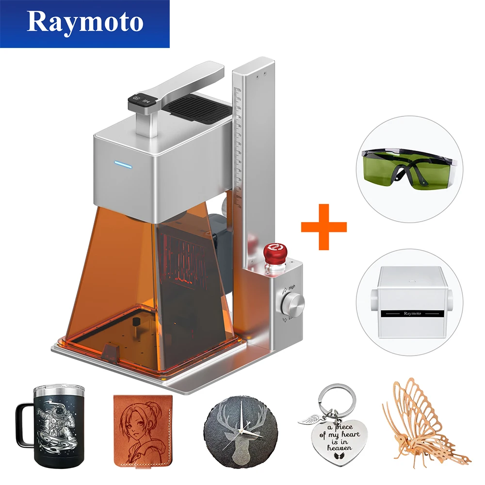 

Raymoto R1 Portable 10W 20W Laser Engraver Compact DIY Easy to Use Fast Engraving Speed Laser Engraving Machine