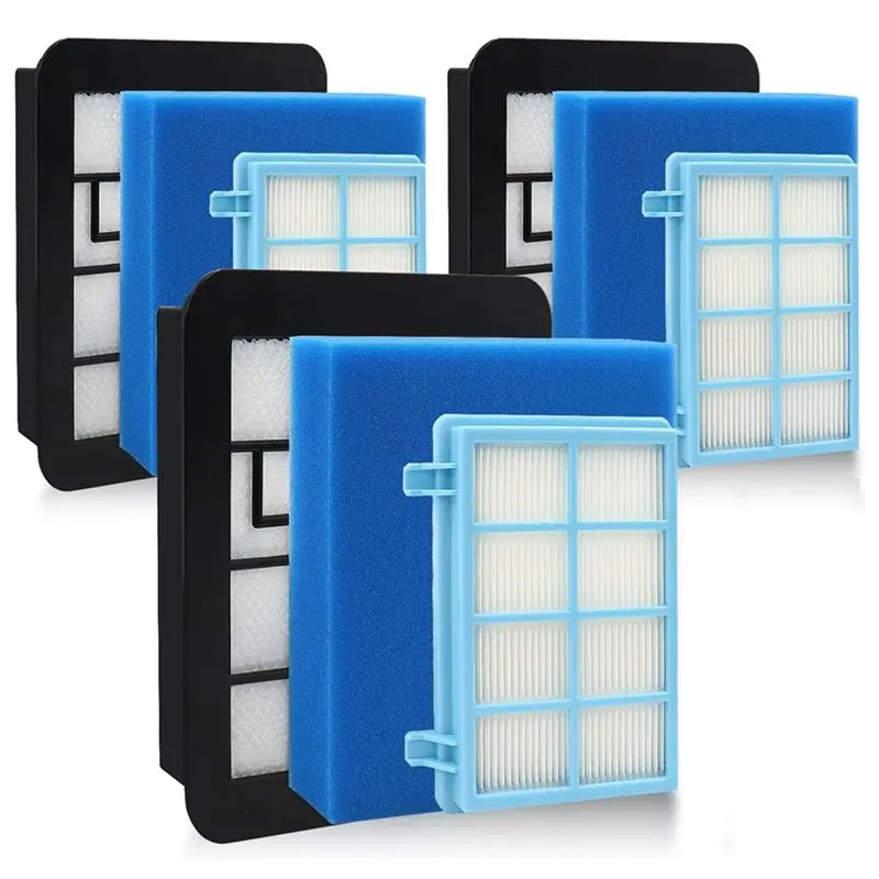Juego de filtros N98R para FC8010/02, para modelos Powerpro Compact y Active FC9550 FC9571 FC9588 FC9328 FC9330 FC9349 FC9350 Va