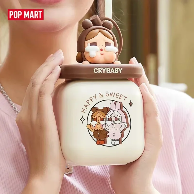 

POP MART Crybaby Crying Again Series Straw Cup Original Blind Box Toys Mystery Box Guess Bag Cute Anime Action Figure Ornaments