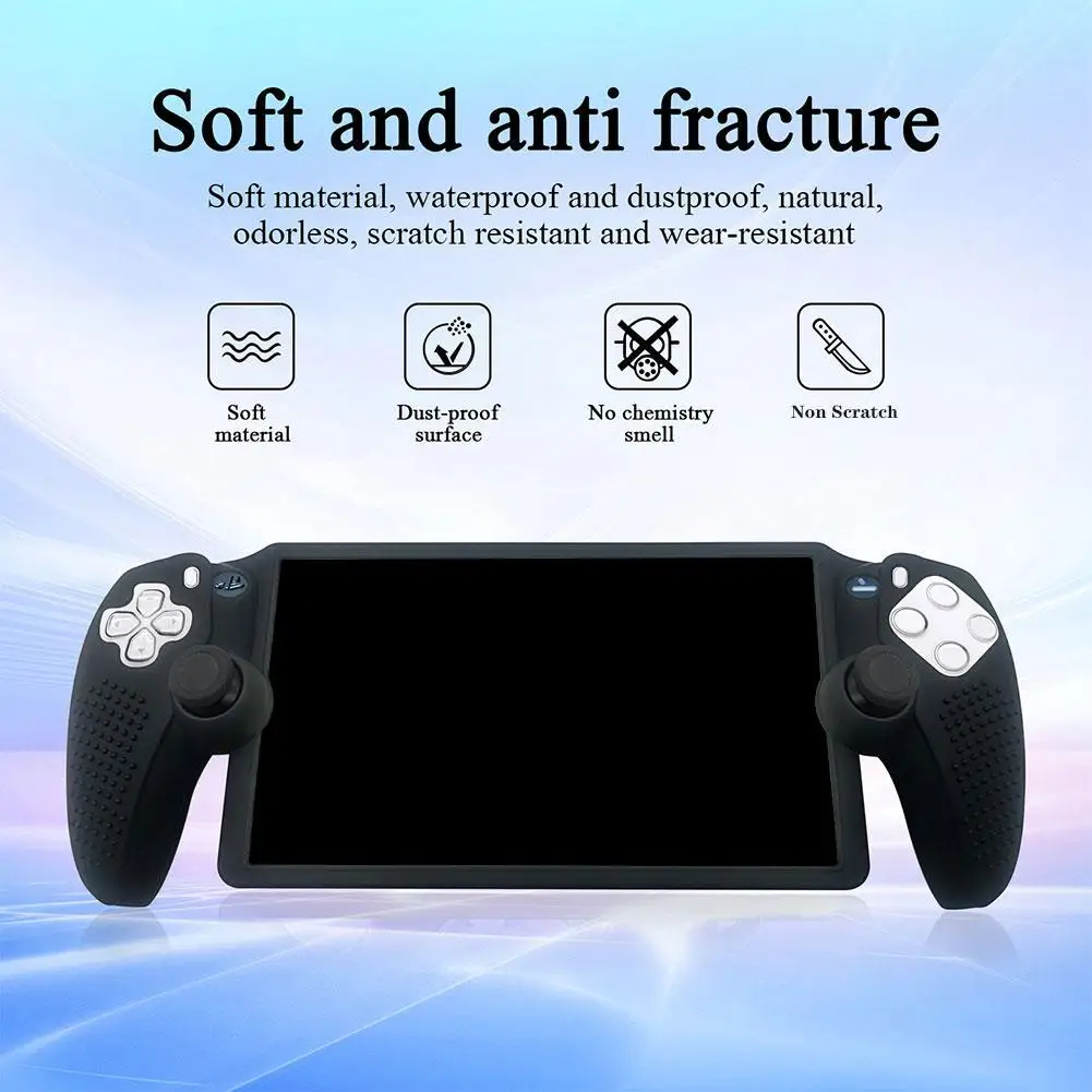 Protective Silicone Case For Playstation Portal Controller Waterproof Shockproof Cover Gamepad Console Game Console Accessory