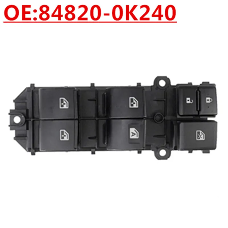 

OE:84820-0K240 Right-drive Power Window Master Control Switch For Toyota Hilux