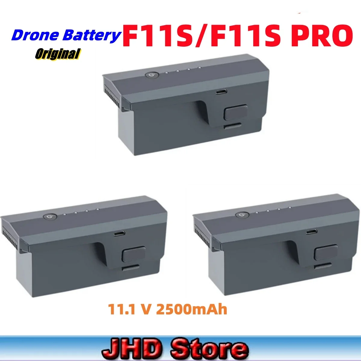 

JHD SJRC F11S 4K Pro Drone 11.1V 2500 mAh Battery F11S 4K Pro F11S Battery Accessories RC Quadcopter Parts