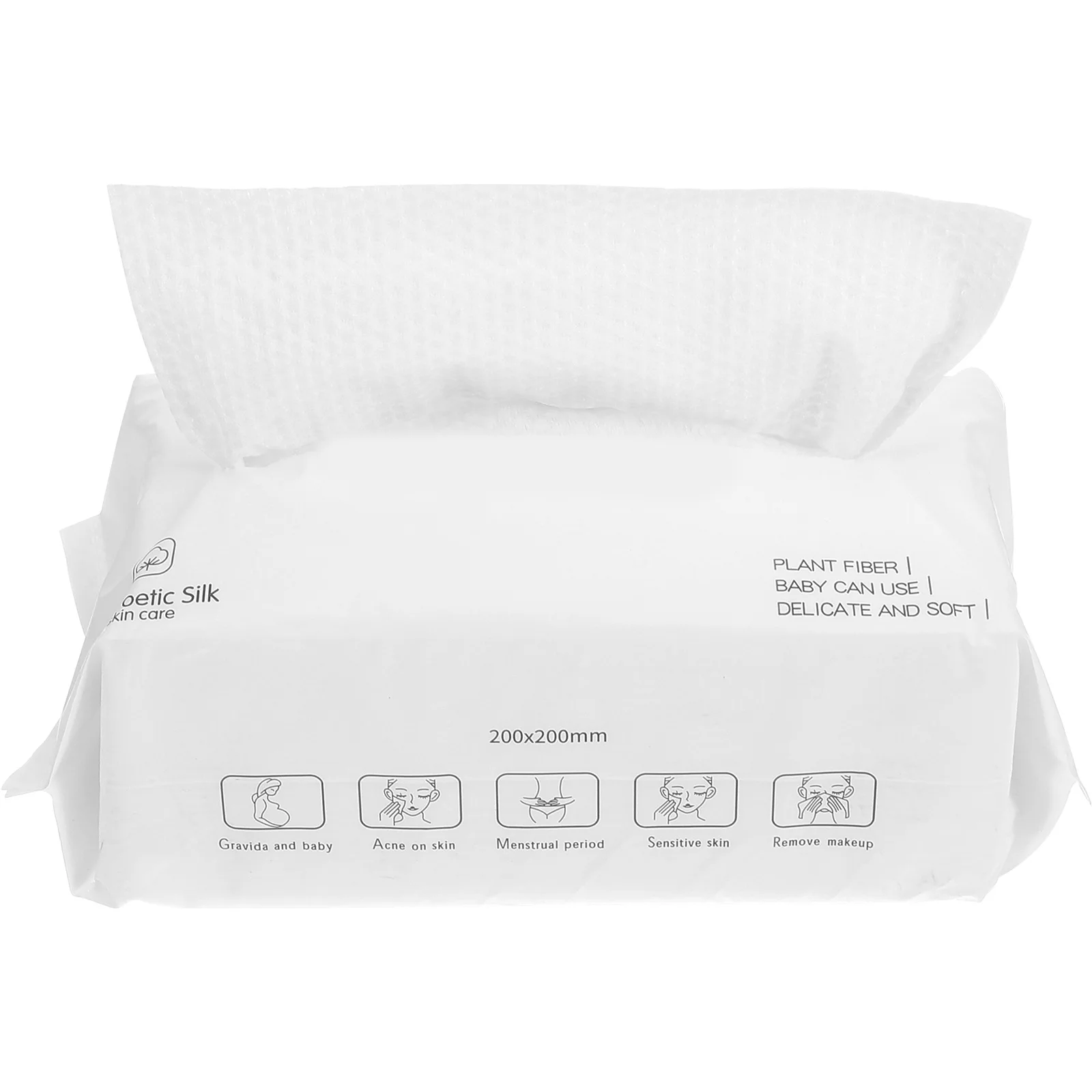 

100pcs Facial Cotton Friendly Daily Use Wet Dry Makeup Remover Travel Size Home Office