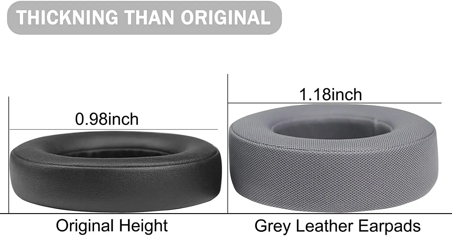 Thickening memory foam  for Corsair Virtuoso RGB Wireless SE Gaming ，Headphones Earmuff Earphone Sleeve Headset