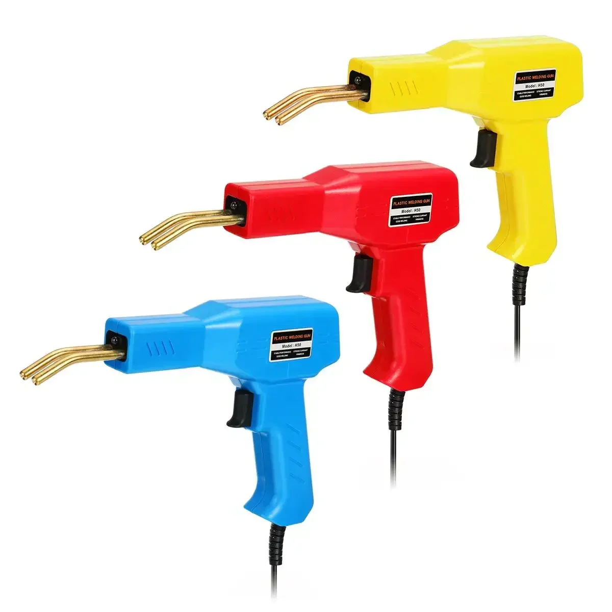 

50W Hot Stapler Plastic Welding Machine Car Bumper Repair Kit Plier 4 Wave Staples Welding Repairing Machine Welder Gun Repair