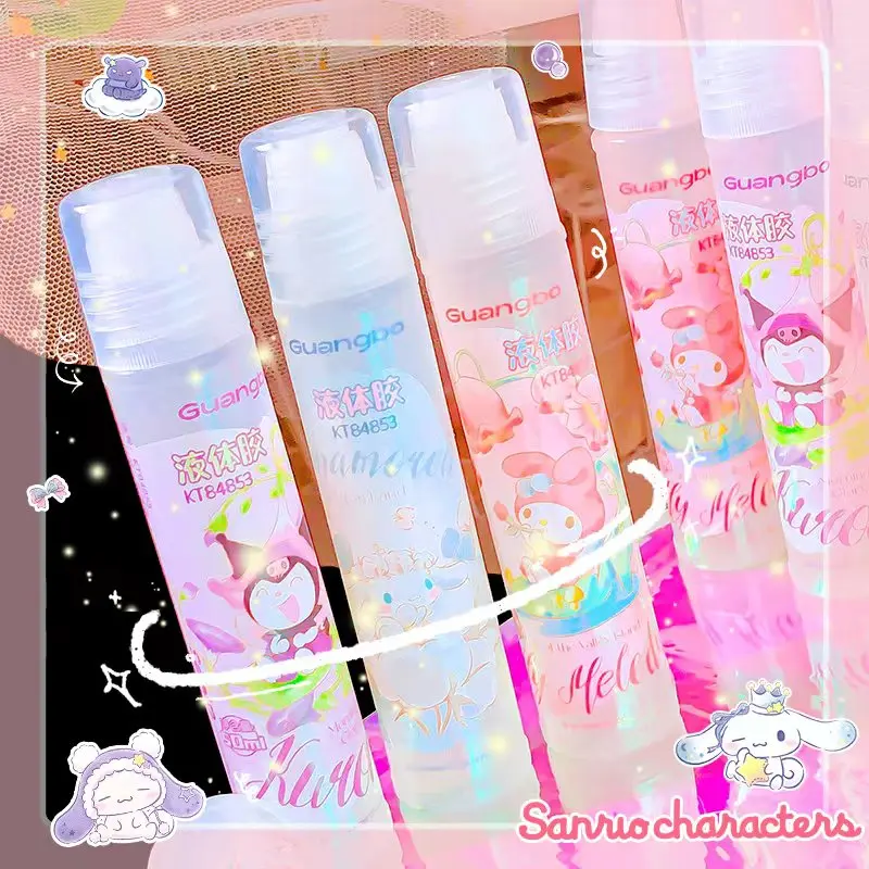 Sanurgente Staacquersing School Supplies, Liquide utile, Kuromi bathing glue, My Melody School glue, Paper Cinnamoroll, Super glue