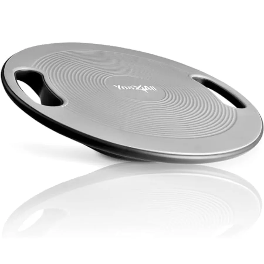 

Wobble Balance Board Plastic Stability Trainer with Handles for Standing Desk Core Training and Home Gym Workout