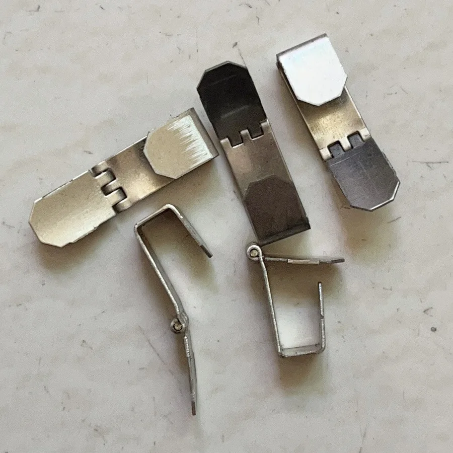 Dobradiça de cobre dourada/prateada, 2 peças 9mm para zippo zorro querosene óleo isqueiro universal diy acessório de reparo peças internas de reposição