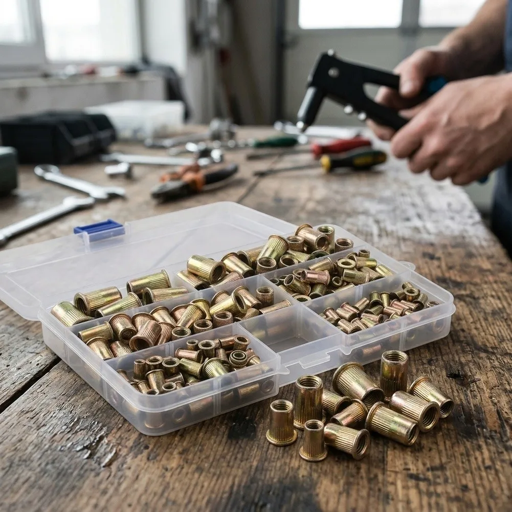 Brand New Practical Useful for durable High Rivet nut 150PCS Hand Insert for nutsert Riveting Threaded  Brand