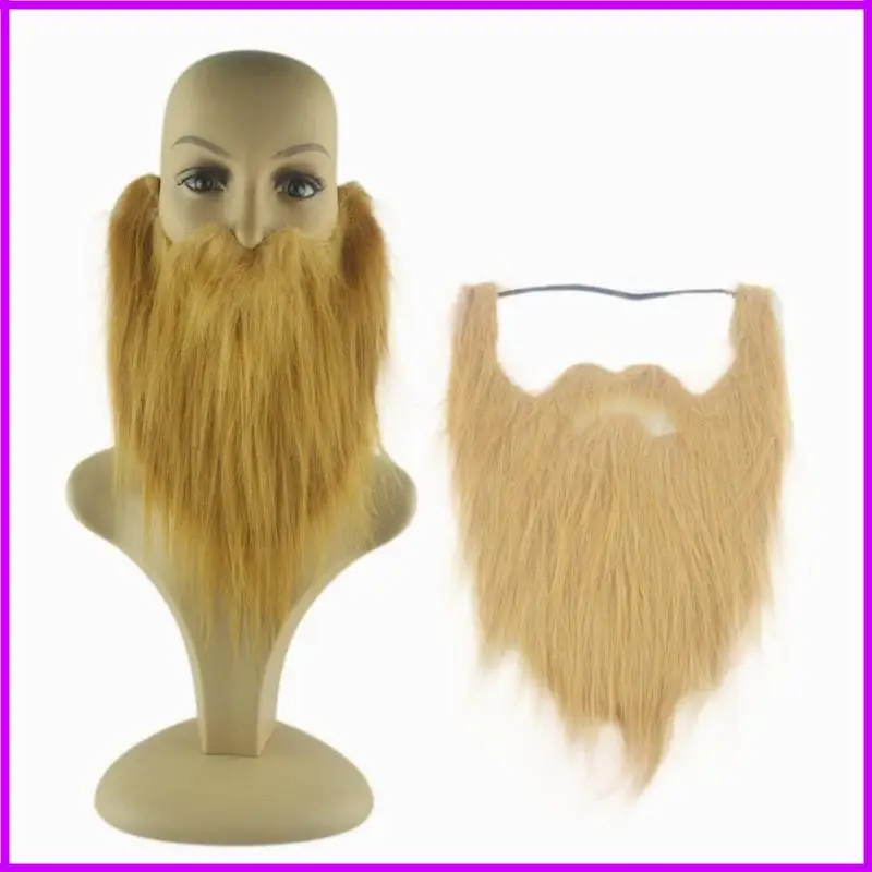 Fake Myfreathes Adesive Novelies Cabelos cabelos barba