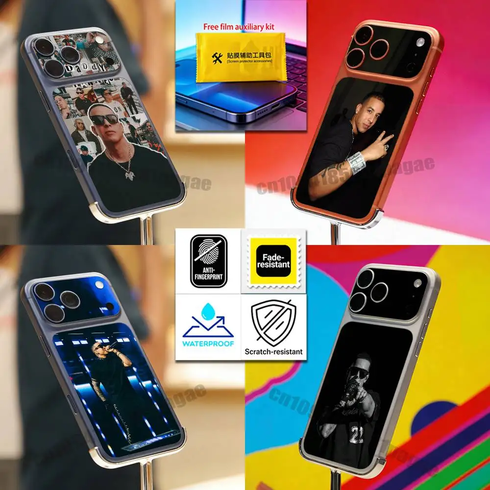 

For D-Daddy Yankee LAMENTO EN BAILE iPhone 17 Pro Max Phone Back Film Decal Skin Wrap Protective Sticker Full Cover