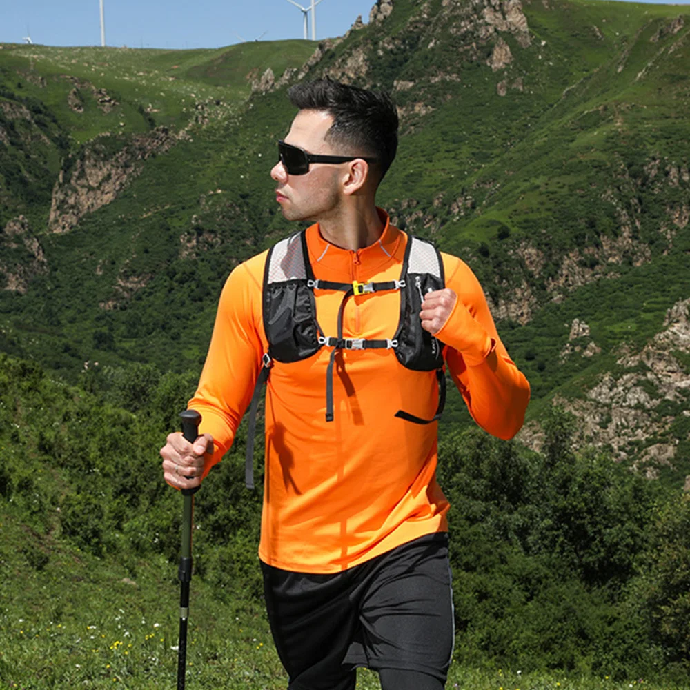 Lauf-Hydrationsweste Rucksack für Männer und Frauen Outdoor-Sporttasche Trail Marathon Jogging Wandern Rucksack Option mit Wasserbeutel – Detail 15