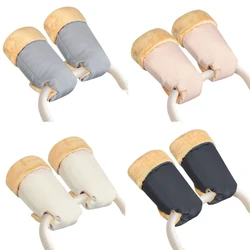 1 Pair strollers Mittens Water Resistant Pushchair Hand Warmer Comfortable Pram Accessories for Cold Weather Protections