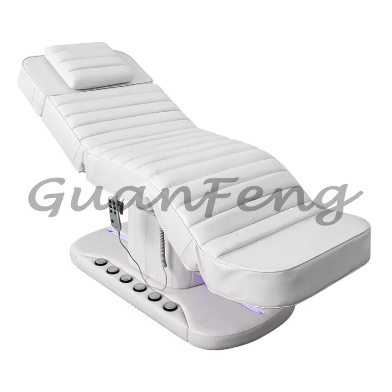 Electric beauty Eyelash beauty salon foot control lifting Face management bed Massage micro-adjustment