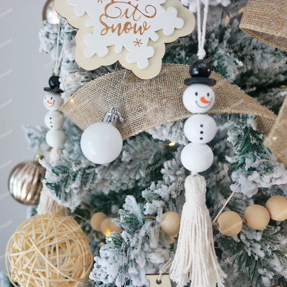

Package 1 Christmas Tree Set 1.2/1 5/1.8/2.1 Meters Home with White Flocking Snow Scene Decoration