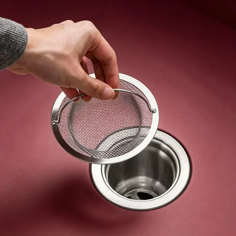 

1 pcs Stainless Steel Kitchen Sink Filter Garbage Food Residue/Hair Catcher Keep Your Bathtub for Kitchen Bathroom Accessories