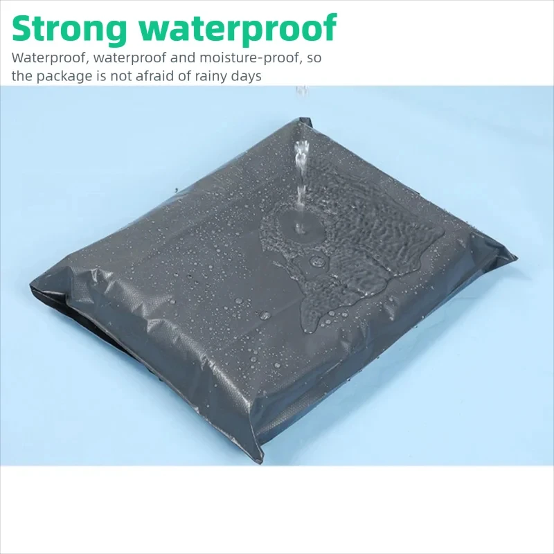 100 قطعة أكياس مغلف الشحن البلاستيك اكسبرس المغلف أكياس التخزين رمادي أبيض اللون أكياس بريد ذاتية اللصق ختم حقيبة البريد #3