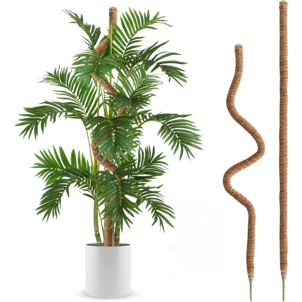 Plant Moss Coir Pole Bendable Plants Climbing Support Extension Palm Vines Stick Indoor Balcony Garden Courtyard Flower Decor