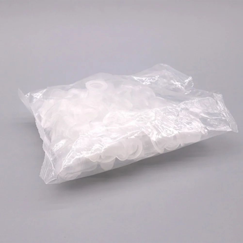 

100Pcs Silicone Ink Caps Disposable Cups for Tattoo Eyebrow Eyelash Semi- Pigment Supplies Size S