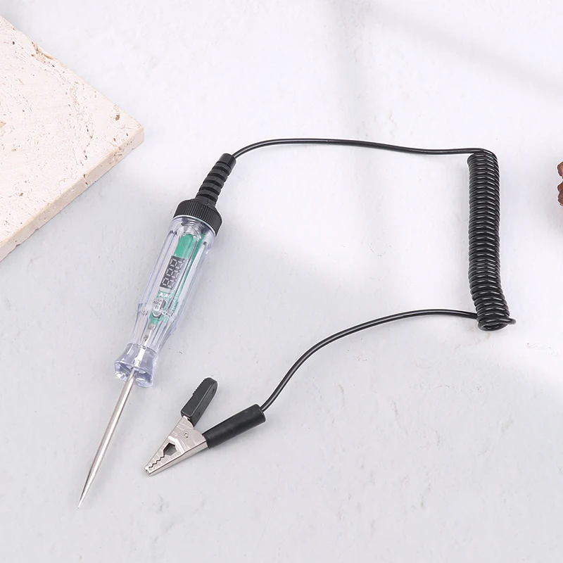 Digital Voltage Tester Pen 3-72V Auto Circuit Probe with LED for Quick Wire Testing, Polarity Check Fault Finding in Cars/Trucks
