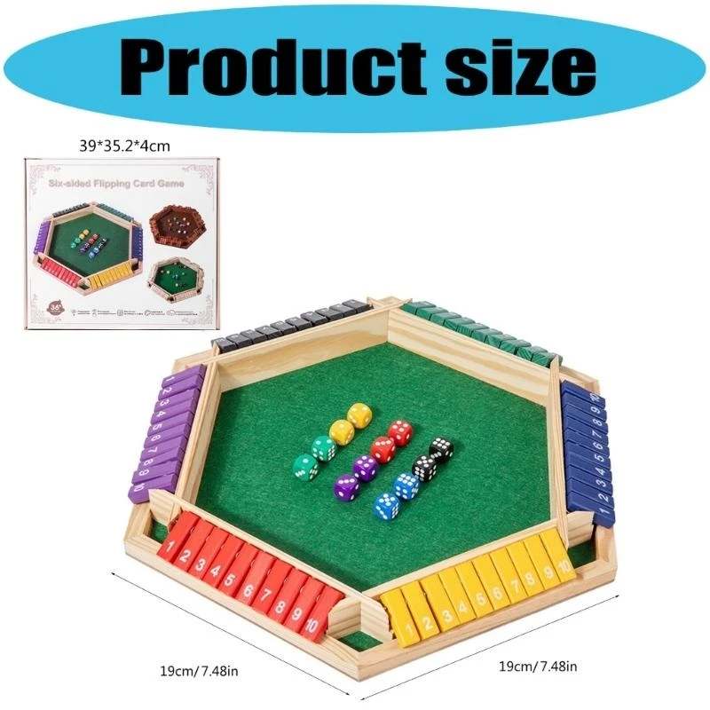 Tragbare Doppel-Shutter Spielzeug Holz Lernen Unterhaltung Set Mathe Lernen Brettspiel Für Reisen Und Indoor Aktivität 15UB