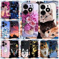 For Infinix Smart 8 Case X6525 Luxury Popular Painted Cover Matte Phone Case For Infinix Smart 8 Smart8 Soft Fundas 6.6'' Bumper