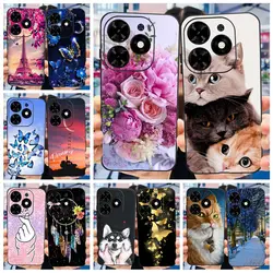 For Infinix Smart 8 Case X6525 Luxury Popular Painted Cover Matte Phone Case For Infinix Smart 8 Smart8 Soft Fundas 6.6'' Bumper