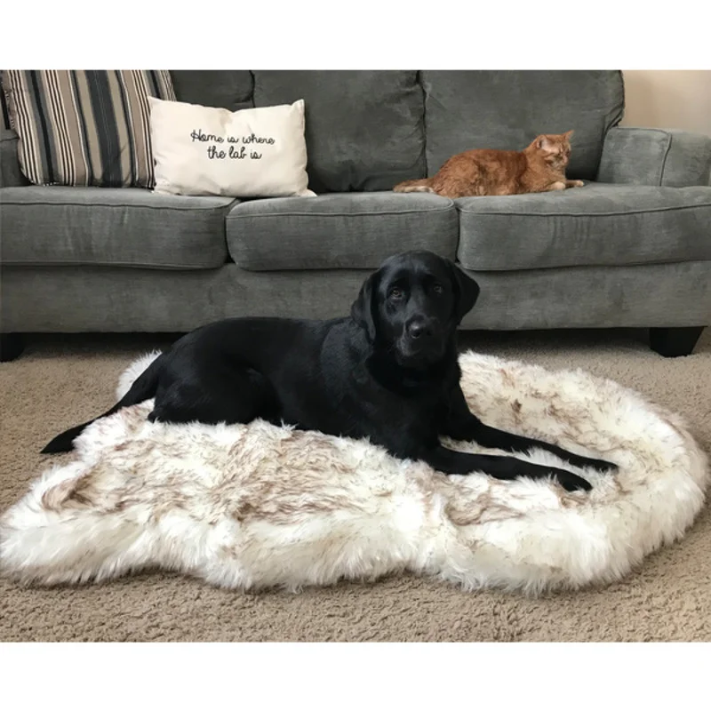 Pet Dog Resting Plush Cushion Three Colors And Four Sizes Available Soft Non Slip Warm Pet Rest Plush Resistant To Dirt Cushion