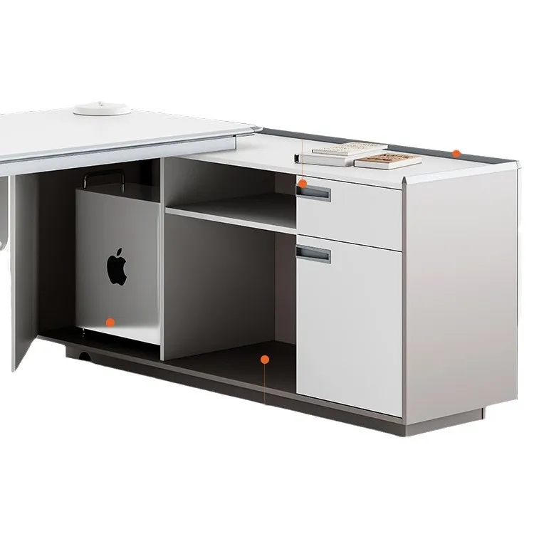 

Простой письменный стол, современный свет, роскошная креативная технология, комбинация стола и стула