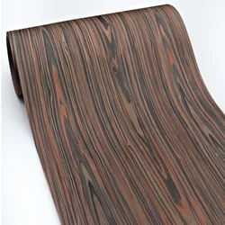 Peau de bois massif 93,placage noir, écorce technologique, longueur: 2.5m, épaisseur: 0.3mm, largeur: 55cm