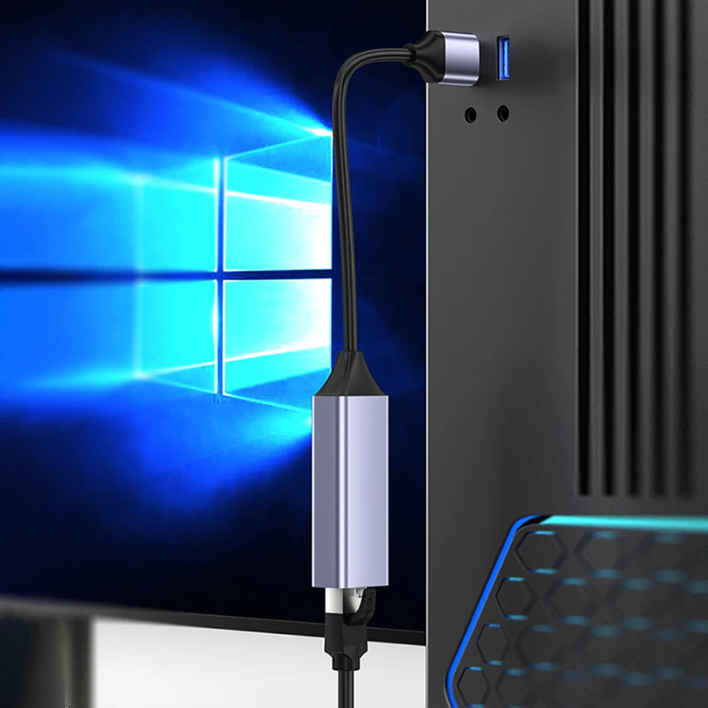 USB C Ethernet Adapter 1000 MBit/s USB 3,0 Netzwerk karte zu USB RJ45 LAN für Laptop PC Nintendo Switch Ethernet USB Netzwerk karte