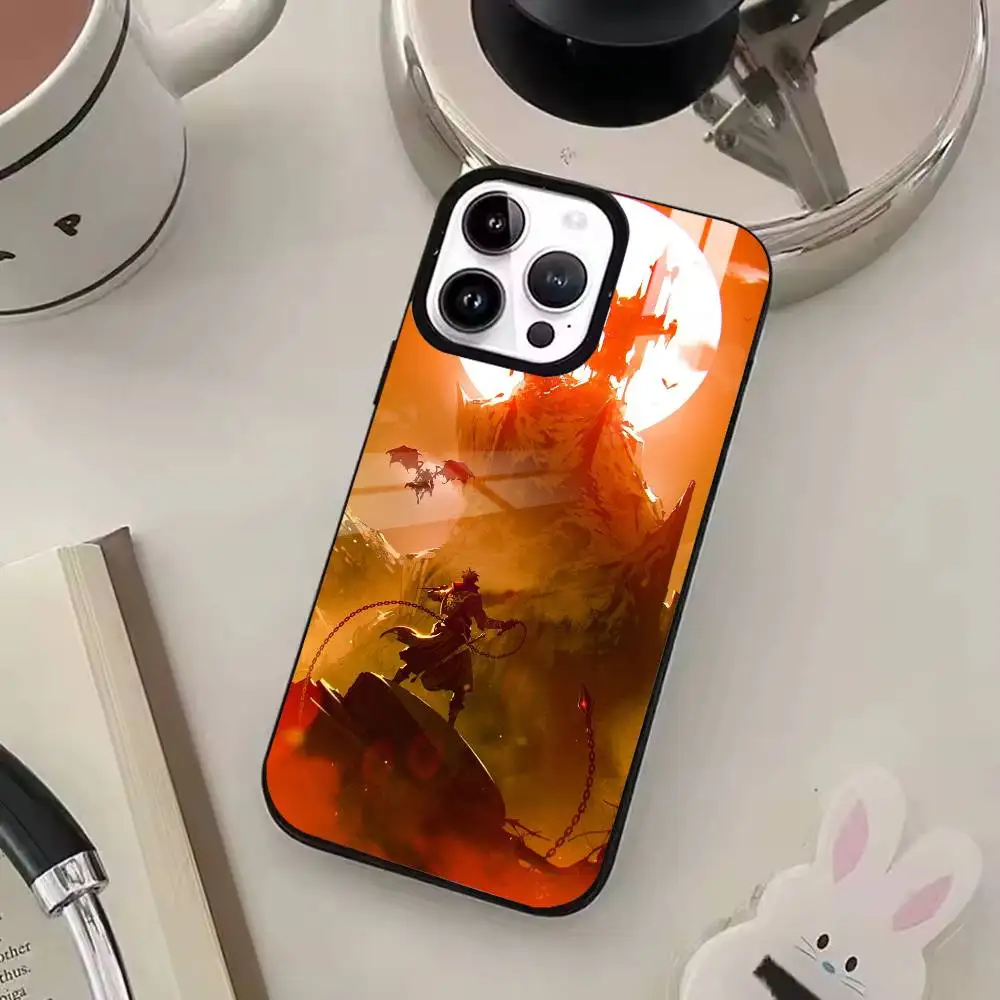 C-Castlevanias Vampires Horror  Phone Case For iPhone15,16,17,14,13,12,11 Plus,Pro Magnetic For  Wireless Charging
