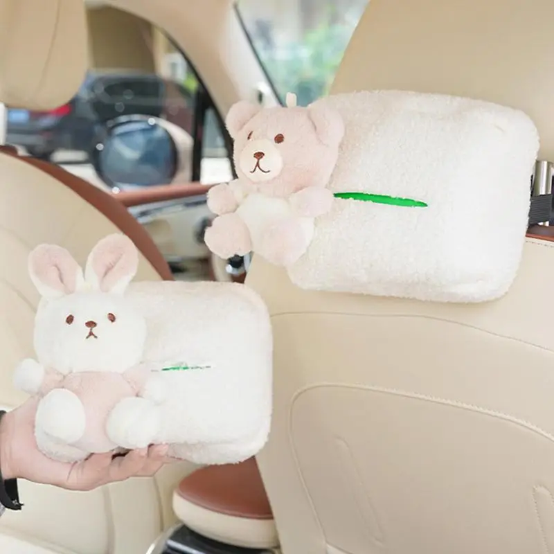 Cute Car Tissue Holder Outdoor Camping Napkin Holding Bag Travel Tissue Holder Rectangular Organizer Holder Decor Paper Holder