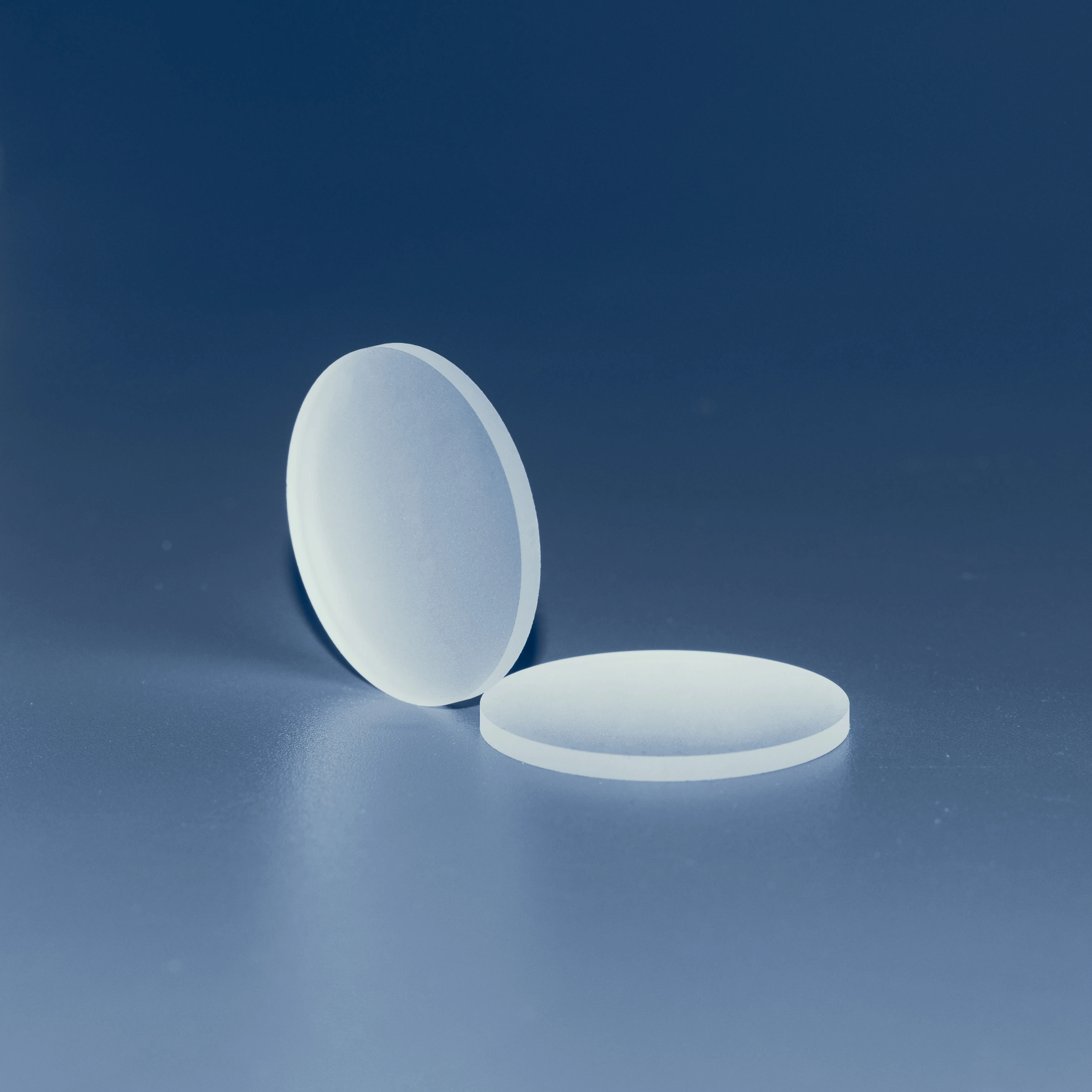 Custom Forsted Glass Round Flat Translucent Frosted Matte Glass Acid Etched Glass for LED Flashlight Head Lamp