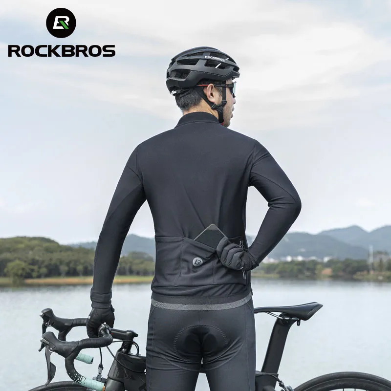 ROCKBROS Cycling clothes Men Women Autumn Winter Breathable Comfort Cycling Jacket  Windproof MTB Road Cycling Clothing Sets